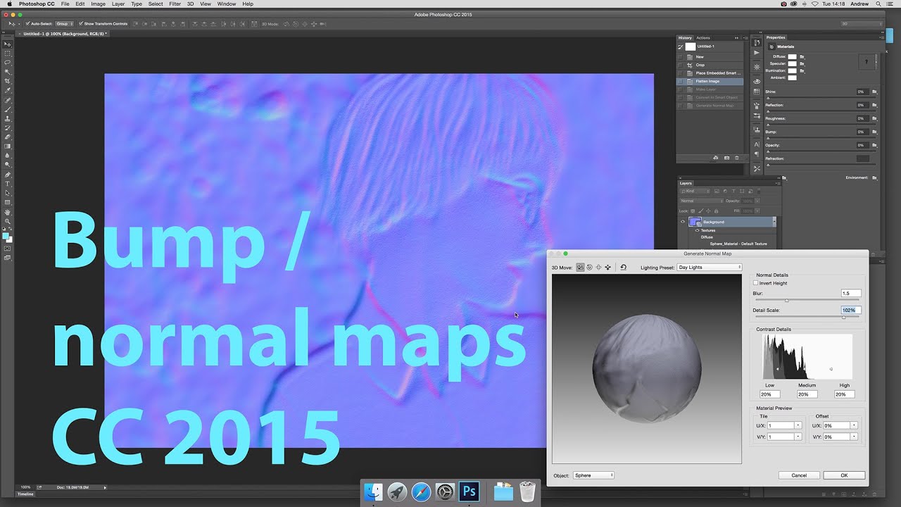 photoshop generate normal map